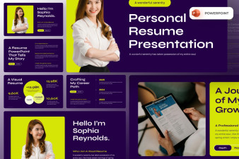 Resume Presentation PowerPoint Template